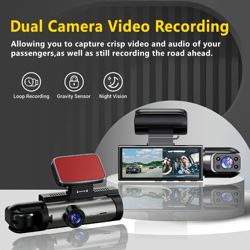 Dual Camera, Dash Cam for Cars