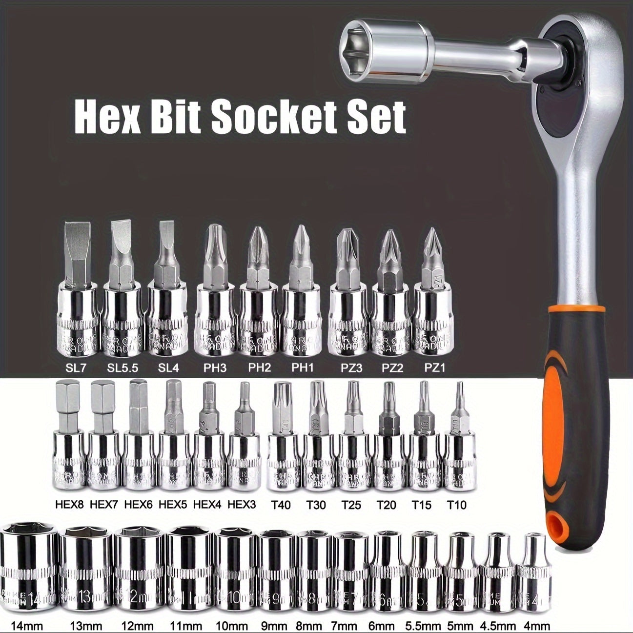 46pcs Car Repair Tool Kit